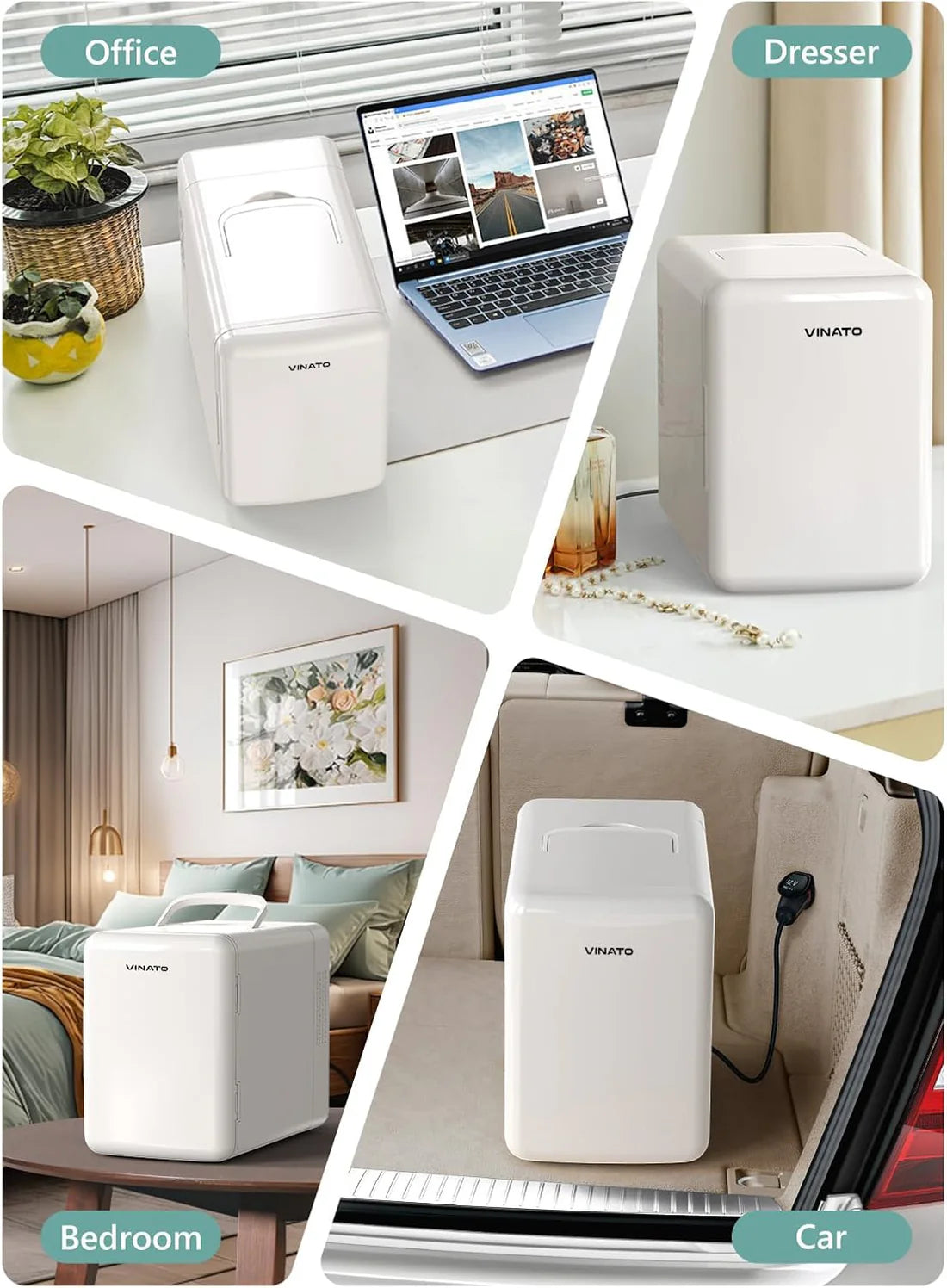 Mini Refroidisseur Portable : Fraîcheur Instantanée Où Que Vous Soyez !